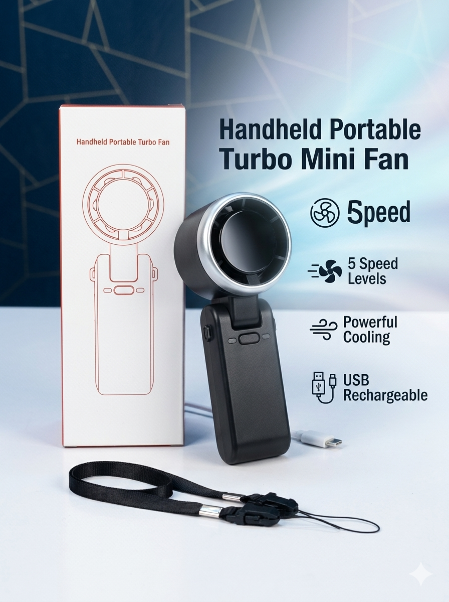 Handheld Portable Turbo Mini Fan